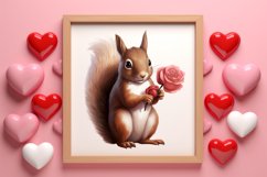 Valentines Day Animals Clipart, Valentines Couple Product Image 3