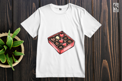 Heart Chocolate Box Clipart Sublimation PNG Product Image 2