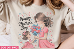 Floral Mama Mom Sublimation PNG Product Image 3