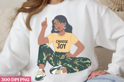 Empowering Black Girl Clipart PNG Product Image 3