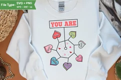 Self Love Valentine PNG Heart Christian | Valentine Quote Product Image 3