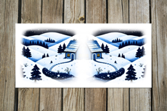 Embroidery landscape | Mug sublimation design bundle, PNG Product Image 3