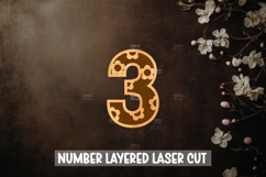 Daisy Numbers 0-9 Laser cut, Home decor Laser Cut Product Image 6