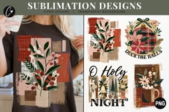 4 Vintage Christmas PNG Sublimation Product Image 1