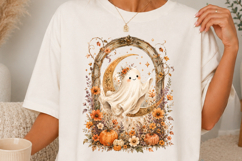 Floral Halloween Sublimation Design SVG Product Image 1