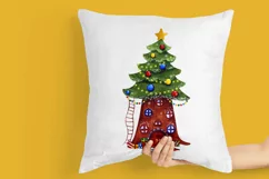 Gnome 's Christmas House, Gnome's New Year's House PNG Product Image 3