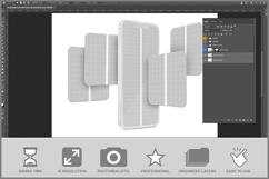Social Media Post Screen Phone Product Image 2