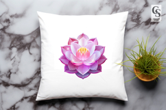 Lotus Flower Clipart Sublimation PNG Product Image 3