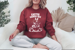 Easter Saurus-rex Easter Day SVG Design Product Image 3
