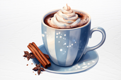 Christmas hot chocolate sublimation PNG Product Image 3