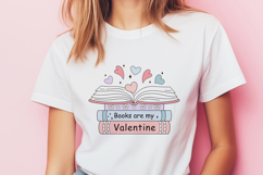 Valentine bookish clipart, Romance books png, Valentines day Product Image 3