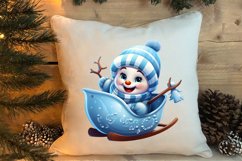 Funny Snowman Sublimation Clipart, Christmas PNG Product Image 3
