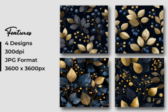 Dark FallLeaf Texture Digital Paper Product Image 3