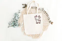 Cute Deer Outline Embroidery Design Product Image 3