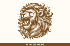 Majestic Lion Vector SVG Bundle Product Image 4