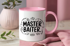 Master Baiter Fishing Design With Boat And Fish Sublimation Product Image 3
