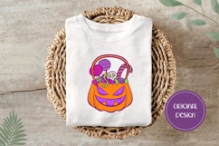 Hand Drawn Halloween Sweets Illustration, Pumpkin PNG Product Image 3