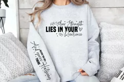 Believe you can and you're halfway there Sleeve SVG Product Image 3