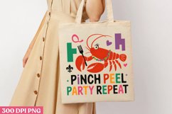 Pinch, peel, party, repeat PNG, Mardi Gras Sublimation PNG Product Image 3
