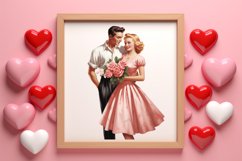 Valentines Day Couple Clipart, Valentines Clipart Product Image 3