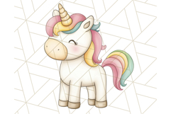 Fairy Tale Unicorn PNG Pastel Magic Clipart, Fantasy Rainbow Product Image 3