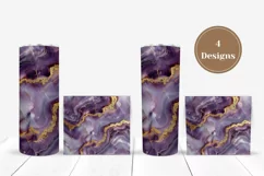 Purple Marble Tumbler Sublimation, Glitter Tumbler Designs Product Image 3