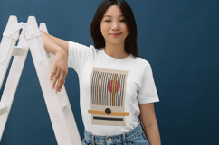 Modern Geometric Line Art Abstract Embroidery Design Product Image 3