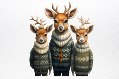 Christmas Family Animals Sublimation PNG Product Image 3