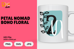 Petal Nomad Boho Floral Monogram Product Image 1