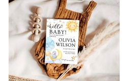 Baby Shower Invitation Template 196 Product Image 3