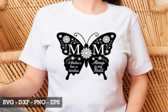 Mom Butterfly SVG Design - Mother&#039;s day SVG Product Image 3