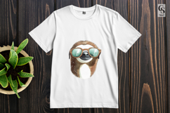 Cute Sloth Clipart PNG Product Image 3