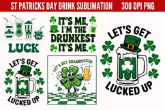 ST PATRICKS DAY Drink Sublimation png Product Image 1