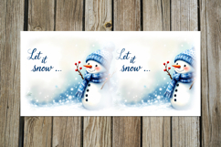 Christmas Snowman card | 4 xmas Sublimation Mug designs Product Image 3