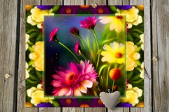 Flowers | Summer Skinny tumbler design Sublimation bundle Product Image 3