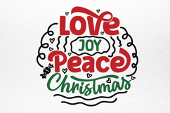 Christmas Round Ornaments Sign SVG Product Image 3