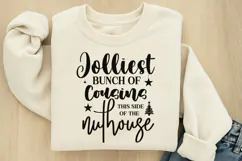 Christmas Jolliest Bunch Of Cousins SVG Product Image 3