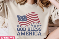 God bless America PNG, 4th Of July Sublimation PNG Product Image 3