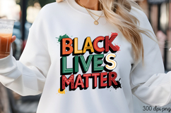 BLACK LIVES MATTER PNG, Black History Month sublimation Product Image 3