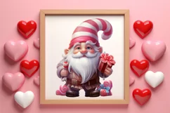 Cute Valentine Gnome Clipart, Gnome Clipart, Cute Gnome Product Image 3