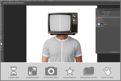 Vintage Retro Television Product Image 2