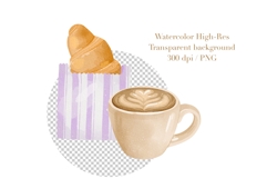 Watercolor Paris Love Clipart Set Product Image 4