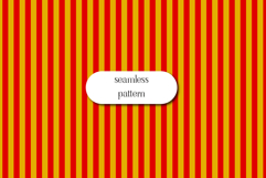 Red and Gold Vertical Stripes Seamless Christmas Pattern Product Image 1