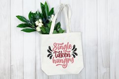 Single taken hungry SVG Product Image 3