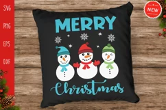 Merry Christmas Snowmies Svg, Christmas Snowman Svg, Snowman Product Image 4