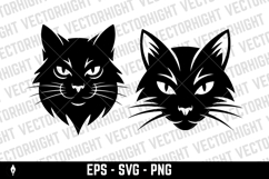 Vector logo of face of a cat or lynx Product Image 3