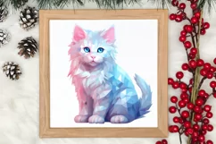 Pink Christmas Fairy Clipart Sublimation, Fairy Christmas Product Image 3