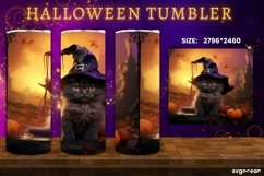 Halloween Cats Tumbler Wrap Bundle | 20 Oz | Sublimation Product Image 4