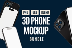 3D Smartphone Mockup Pack Product Image 1