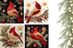 Christmas Cardinal Pillow Case Designs, Winter Pillowcase Product Image 3